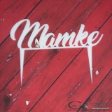 Mamke - text z akrylu