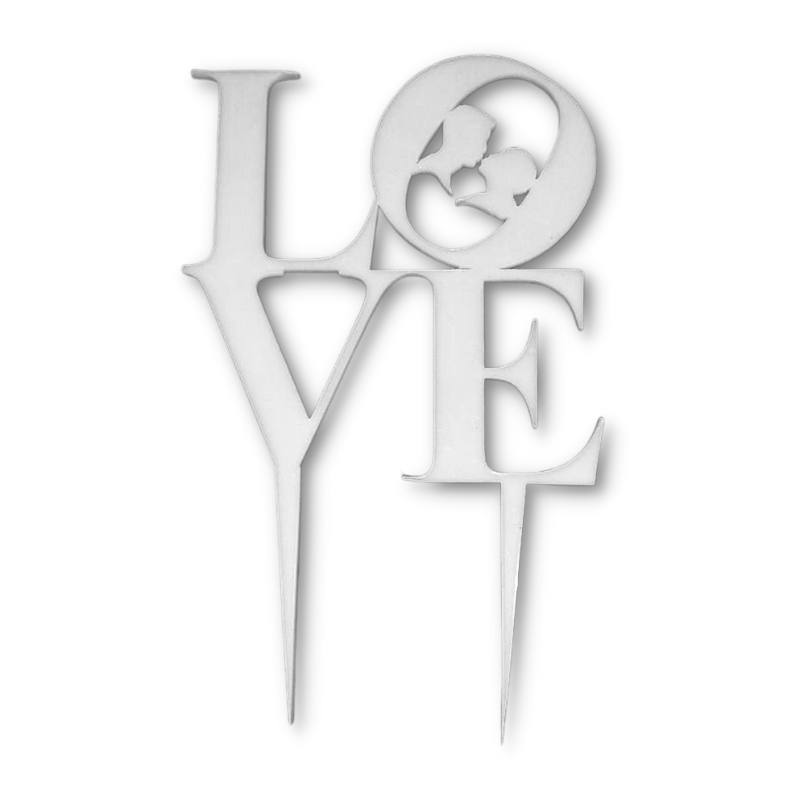 Love - dekorácia z akrylu