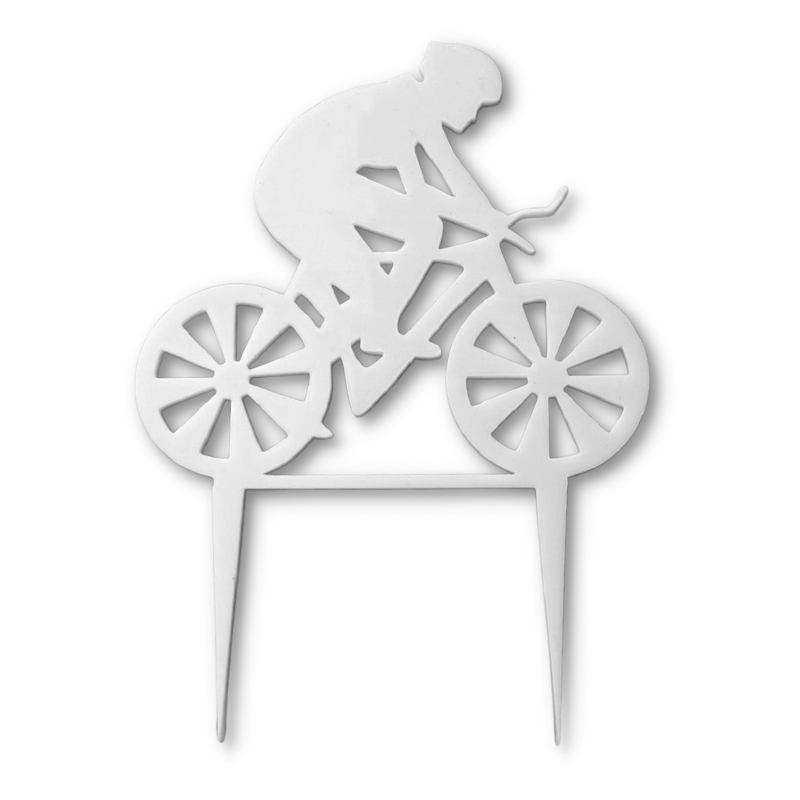 Cyklista - dekorácia z akrylu