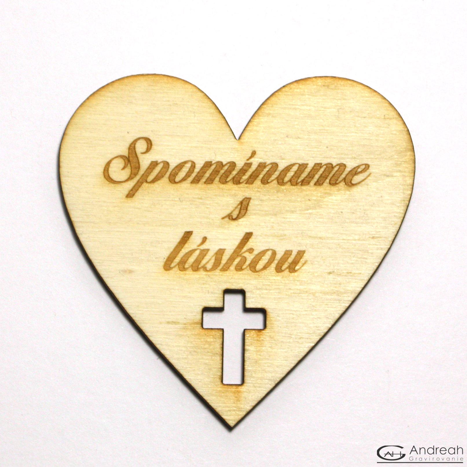 Srdiečko s krížikom
