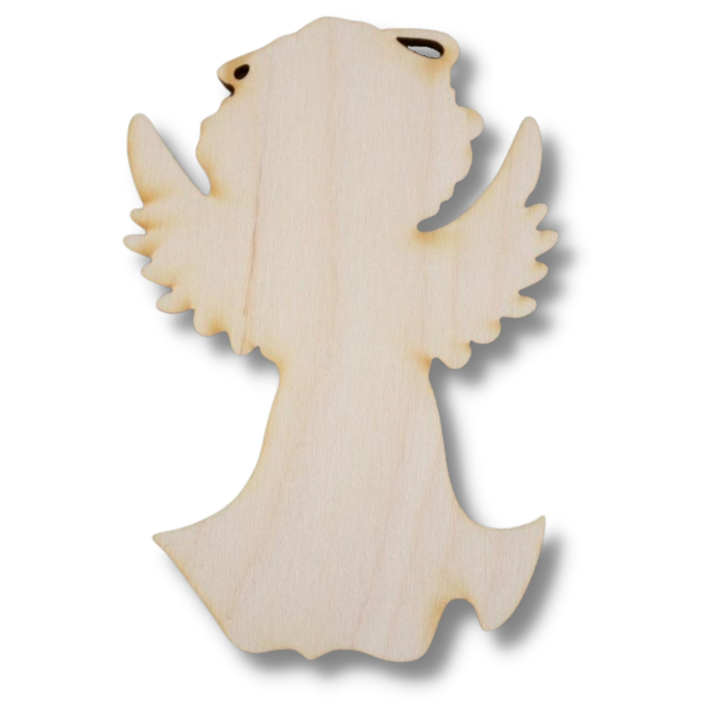 Anjel s krídlami na dekorovanie z dreva