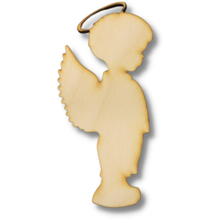 Anjelik chlapček na dekorovanie z dreva