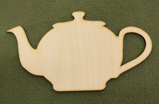 Čajník na dekorovanie z dreva