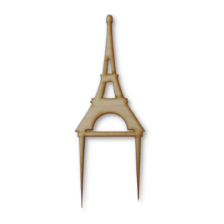 Eiffelova veža - dekorácia z dreva