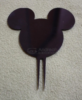 Hlava myšiaka - dekorácia z akrylu