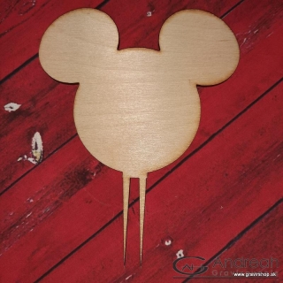 Hlava myšiaka - dekorácia z dreva