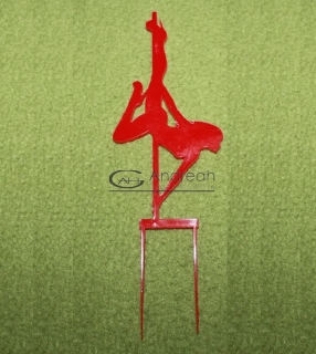 Tanečnica pri tyči - dekorácia z akrylu